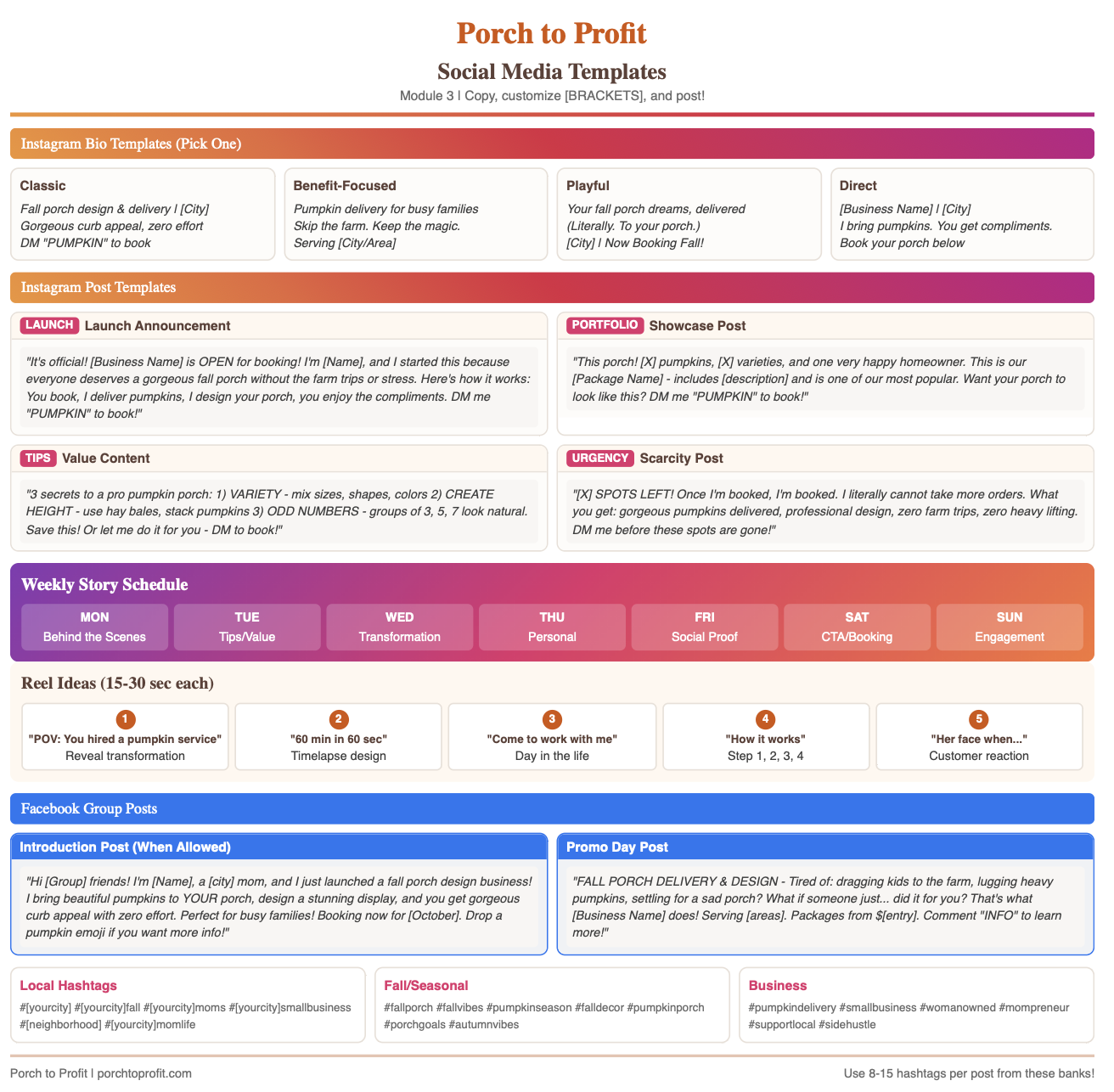 Premium Resource Pack preview - Social Media Templates